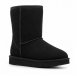 Женские короткие угги с пропиткой Ugg Classic Short II - Black