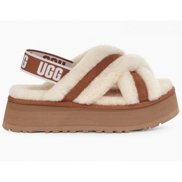 Женские сандалии Ugg Disco Cross Slide - Chestnut