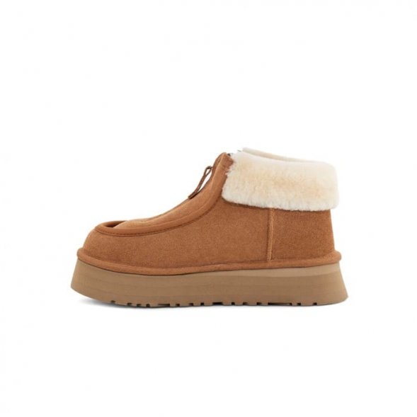 Ugg Funkette Platform Boots - Chestnut - Каштановый, 36, Замша