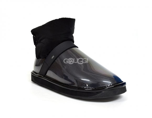 Clear Quilty Boots Black Clear Quilty Boots Black