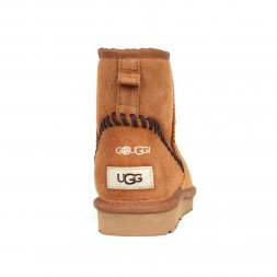Men`s Ugg Classic Mini Deco Suede Boots Chestnut Dressinn