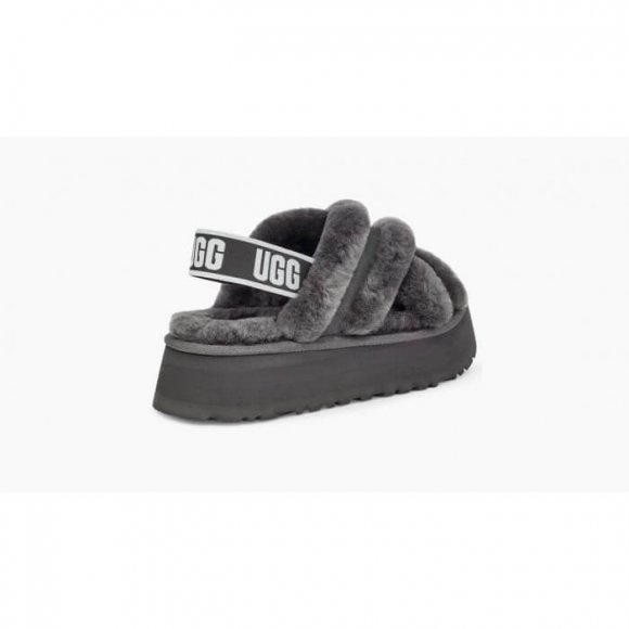 Ugg Disco Cross Slide - Grey - серый, 35, Натуральная овчина Ugg Disco Cross Slide - Grey - серый, 35, Натуральная овчина
