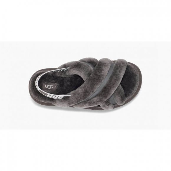 Ugg Disco Cross Slide - Grey - серый, 35, Натуральная овчина Ugg Disco Cross Slide - Grey - серый, 35, Натуральная овчина