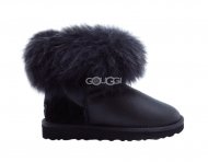 Mini Fox Fur Metallic Black Mini Fox Fur Metallic Black