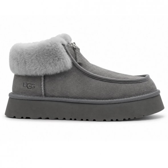 Ugg Funkette Platform Boots - Grey - серый, 39, Замша