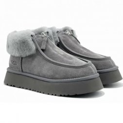 Ugg Funkette Platform Boots - Grey