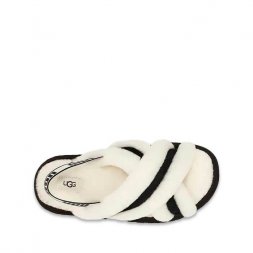 Ugg Disco Cross Slide - White