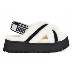 Ugg Disco Cross Slide - White