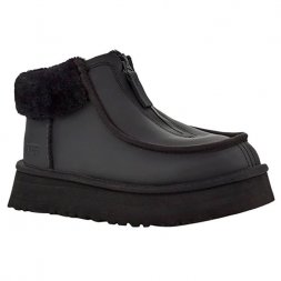 Ugg Funkette Platform Leather - Black
