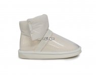 Clear Quilty Boots White Clear Quilty Boots White