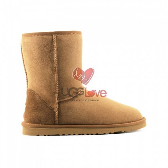 Ugg Classic Short Men's - Chestnut - Каштановый, 40, Натуральная замша обработанная специальным составом