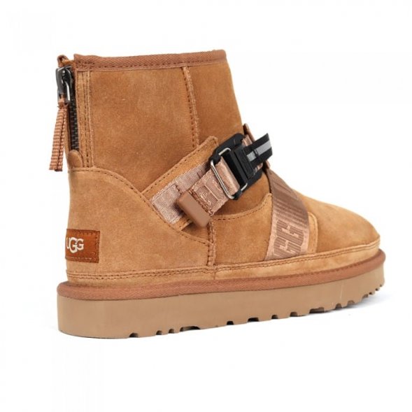 Мужские мини угги Ugg Classic Mini Quickclick Boot - Chestnut