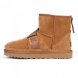 Мужские мини угги Ugg Classic Mini Quickclick Boot - Chestnut