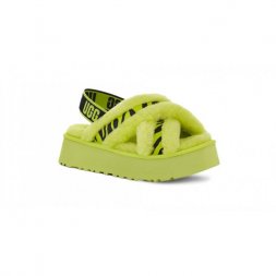 Ugg Disco Cross Slide Animalia - Key Lime