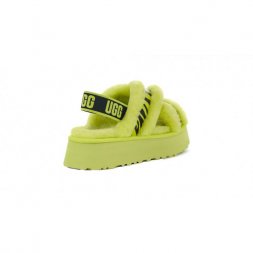 Ugg Disco Cross Slide Animalia - Key Lime