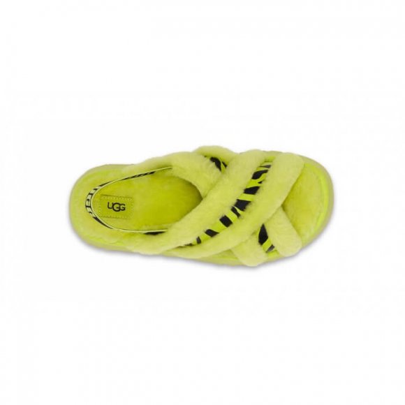 Ugg Disco Cross Slide Animalia - Key Lime - зеленый, 36, Натуральная овчина Ugg Disco Cross Slide Animalia - Key Lime - зеленый, 36, Натуральная овчина