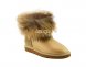 Mini Fox Fur Metallic Gold - 37
