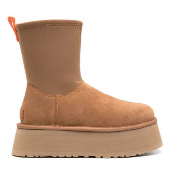 UGG Classic Dipper Chestnut - Каштановый, 35, Натуральная замша - неопрен