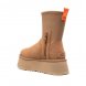 UGG Classic Dipper Chestnut - Каштановый, 35, Натуральная замша - неопрен