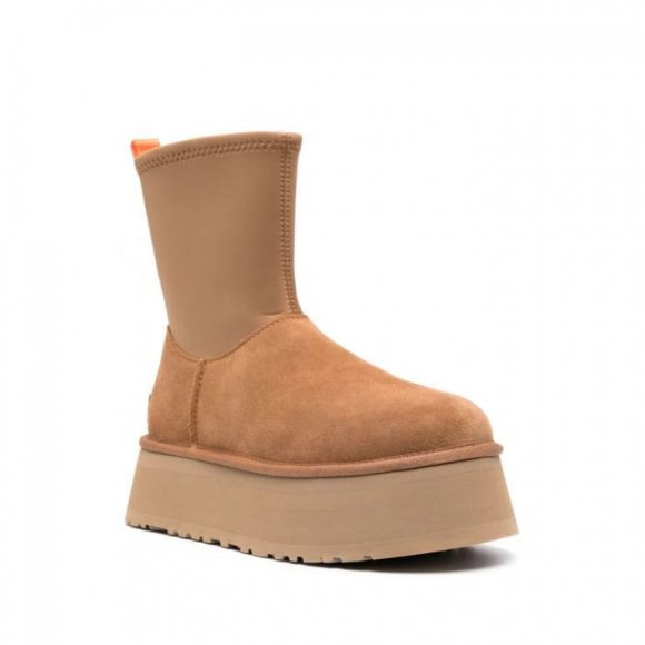 UGG Classic Dipper Chestnut - Каштановый, 35, Натуральная замша - неопрен