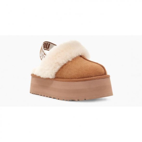 UGG FUNKETTE SLIPPER - Chestnut - Каштановый, 35, Замша
