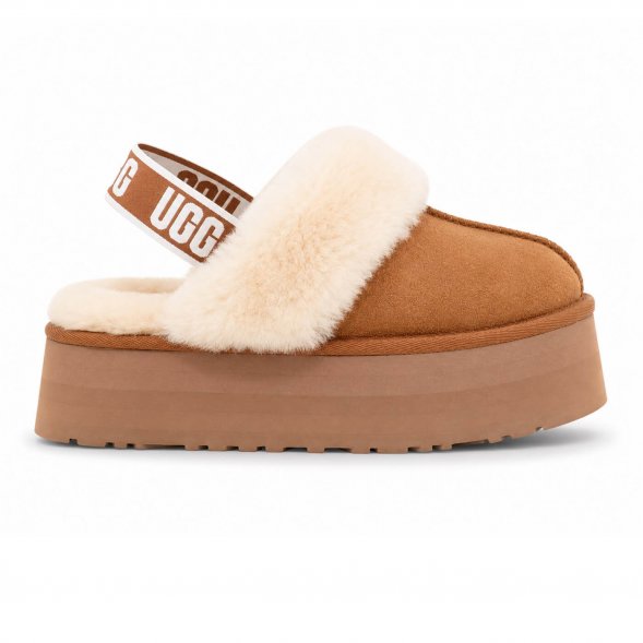 UGG FUNKETTE SLIPPER - Chestnut - Каштановый, 35, Замша