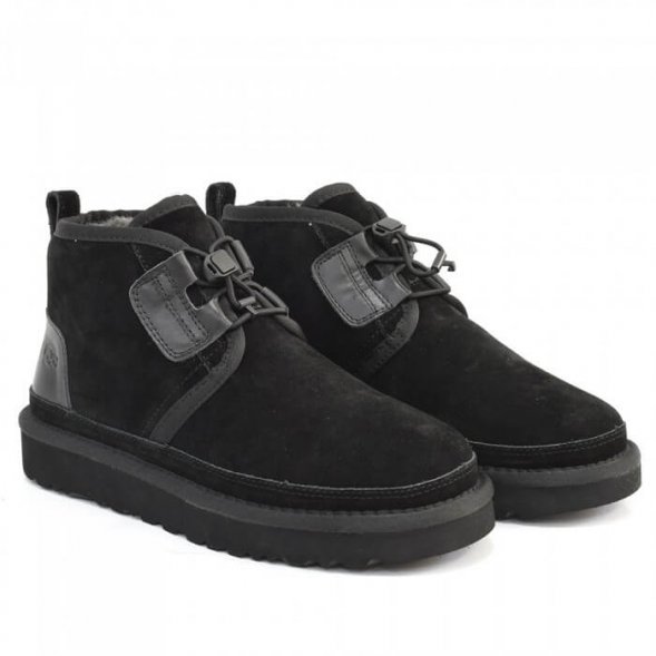 Ugg Neumel Ghillie - Black - черный, 36, Замша