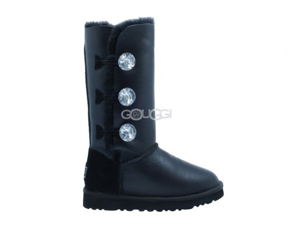 Bailey Button Triplet Bling Metallic Black - 39
