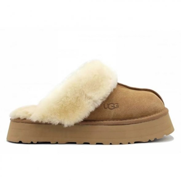 UGG DISQUETTE - Chestnut - Каштановый, 37, Натуральная овчина