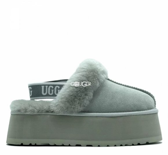 Ugg Funkette Suede Platform Grey Violet - 36