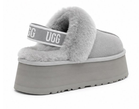 UGG FUNKETTE SLIPPER - Grey Violet - Светло-серый, 35, Замша