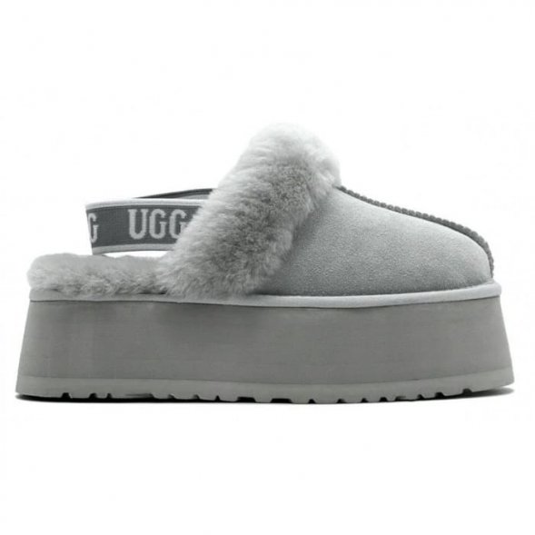 UGG FUNKETTE SLIPPER - Grey Violet - Светло-серый, 35, Замша
