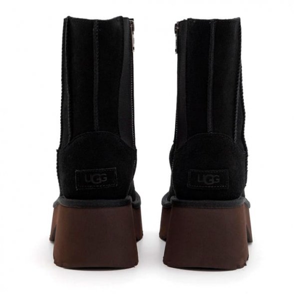 Женские ботинки на платформе Ugg Classic Twin Seam New Heights - Black