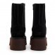 Женские ботинки на платформе Ugg Classic Twin Seam New Heights - Black