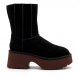 Женские ботинки на платформе Ugg Classic Twin Seam New Heights - Black