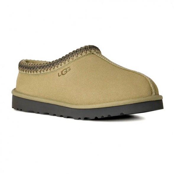 Ugg Mens Tasman Slipper - Muted Brass / Magnolia Leaf - Хаки, 46, Замша