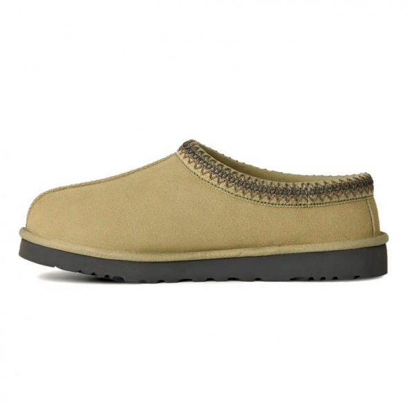 Ugg Mens Tasman Slipper - Muted Brass / Magnolia Leaf - Хаки, 46, Замша