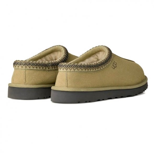Ugg Mens Tasman Slipper - Muted Brass / Magnolia Leaf - Хаки, 46, Замша