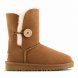 Ugg Bailey Button II Boot - Chestnut - Каштановый, 35, Замша