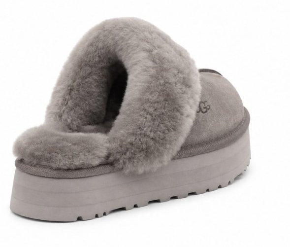 UGG DISQUETTE - Grey - серый, 35, Натуральная овчина