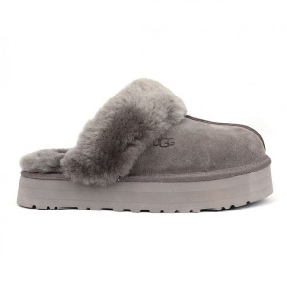 UGG DISQUETTE - Grey - серый, 35, Натуральная овчина