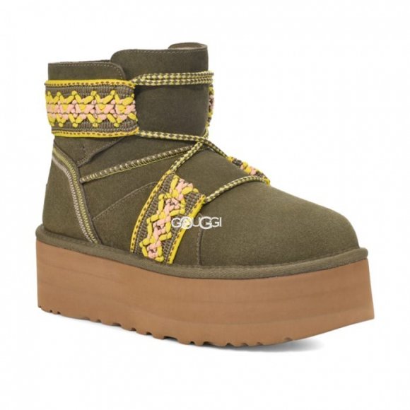 Mini II Braid Platform - Burnt Olive - 39 Mini II Braid Platform - Burnt Olive - 39