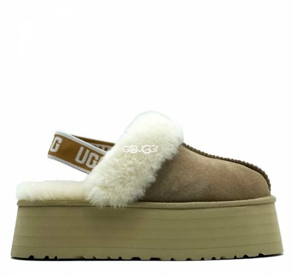 Ugg Funkette Suede Platform Sand - 36