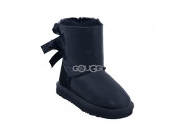Kids Bailey Bow Metallic Black