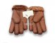 меховые перчатки женские Chestnut Leather