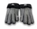меховые перчатки мужские Leather Black