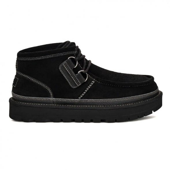 UGG Hayden Moc Chukka - Black - черный, 44, Замша