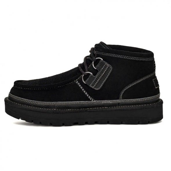 UGG Hayden Moc Chukka - Black - черный, 44, Замша