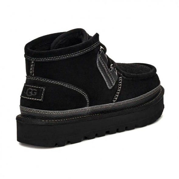 UGG Hayden Moc Chukka - Black - черный, 44, Замша