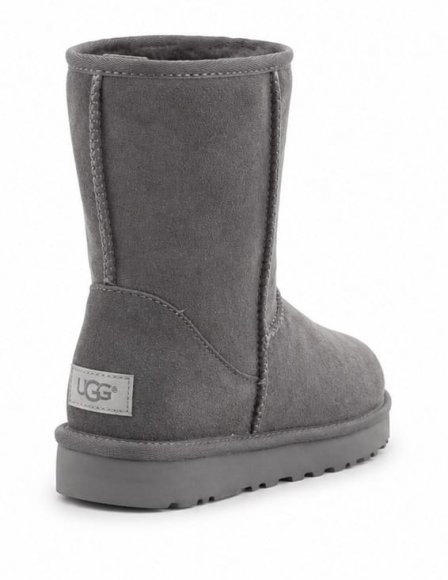 Женские короткие угги с пропиткой Ugg Classic Short II - Grey Женские короткие угги с пропиткой Ugg Classic Short II - Grey